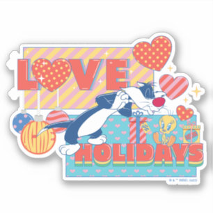 LOONEY TUNES™   SYLVESTER™ & TWEETY™Liebe Urlaub Aufkleber