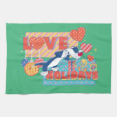 LOONEY TUNES™ | SYLVESTER™ & TWEETY™Liebe Urlaub Geschirrtuch (Horizontal)