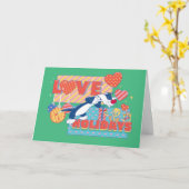 LOONEY TUNES™ | SYLVESTER™ & TWEETY™Liebe Urlaub Karte (Gelbe Blume)