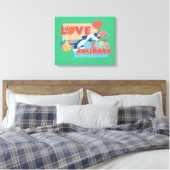 LOONEY TUNES™ | SYLVESTER™ & TWEETY™Liebe Urlaub Leinwanddruck (Insitu (Schlafzimmer))