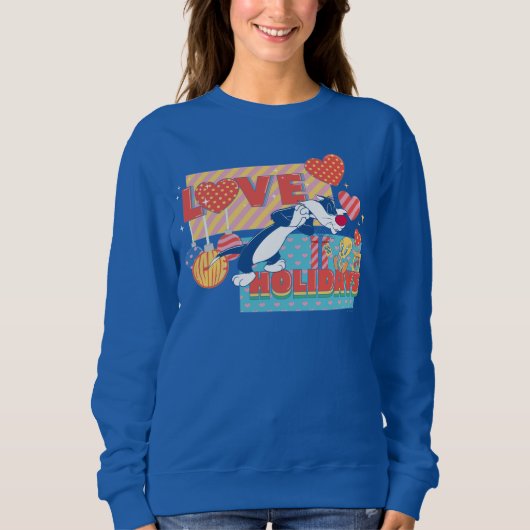 LOONEY TUNES™ | SYLVESTER™ & TWEETY™Liebe Urlaub Sweatshirt (Vorderseite)