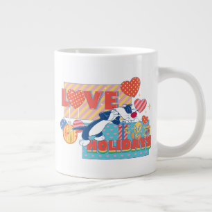LOONEY TUNES™   SYLVESTER™ & TWEETY™Liebt Feiertag Jumbo-Tasse