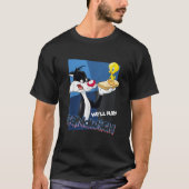 Looney Tunes Sylvester Tweety Sandwich T-Shirt (Vorderseite)