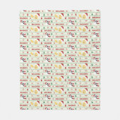 LOONEY TUNES™ SYLVESTER™ & TWEETY™ Urlaubsmuster Fleecedecke (Vorderseite)