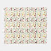 LOONEY TUNES™ SYLVESTER™ & TWEETY™ Urlaubsmuster Fleecedecke (Vorderseite (Horizontal))