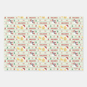 LOONEY TUNES™ SYLVESTER™ & TWEETY™ Urlaubsmuster Geschenkpapier Set (Vorderseite 2)