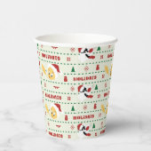 LOONEY TUNES™ SYLVESTER™ & TWEETY™ Urlaubsmuster Pappbecher (Rechts)