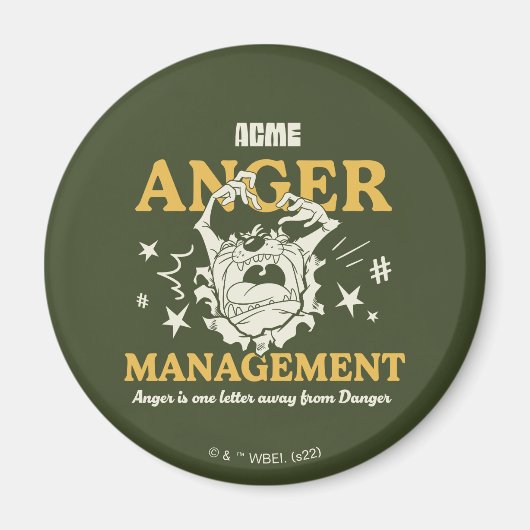 LOONEY TUNES™ |TAZ™ ACME Anrufermanagement Magnet (Vorne)