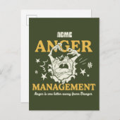 LOONEY TUNES™ |TAZ™ ACME Anrufermanagement Postkarte (Vorne/Hinten)