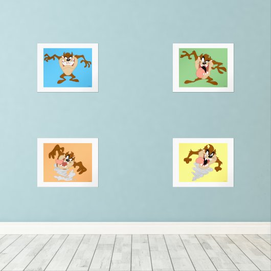 LOONEY TUNES™ TAZ™ BILDERWAND SETS (Holzboden)