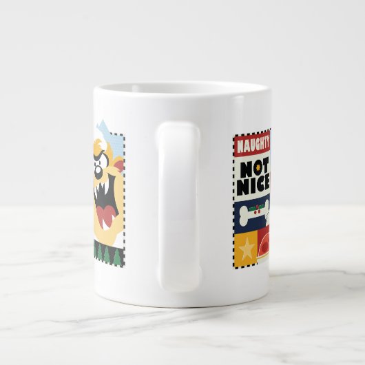 LOONEY TUNES™ TAZ™ Naughty Not Nice Jumbo-Tasse (Rückseite)