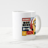 LOONEY TUNES™ TAZ™ Naughty Not Nice Jumbo-Tasse (Vorderseite Rechts)
