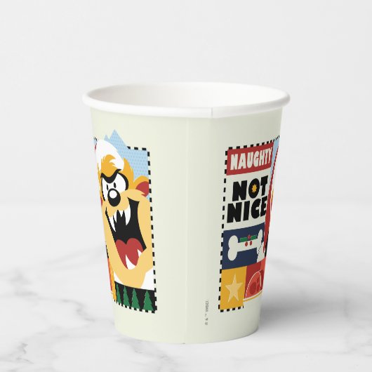 LOONEY TUNES™ TAZ™ Naughty Not Nice Pappbecher (Rechts)
