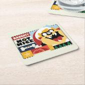 LOONEY TUNES™ TAZ™ Naughty Not Nice Rechteckiger Pappuntersetzer (angewinkelt)