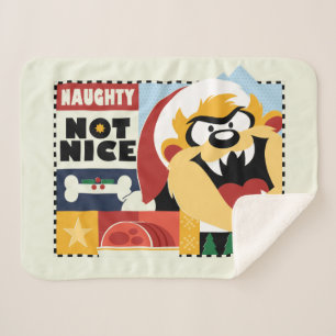 LOONEY TUNES™ TAZ™ Naughty Not Nice Sherpadecke