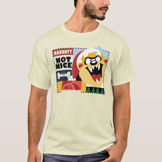 LOONEY TUNES™ TAZ™ Naughty Not Nice T-Shirt (Vorderseite)