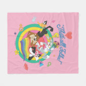 LOONEY TUNES™ - That's All Folks! Pride Bullseye Fleecedecke (Vorderseite (Horizontal))