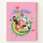LOONEY TUNES™ - That's All Folks! Pride Bullseye Notizblock (Rückseite)
