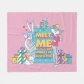 LOONEY TUNES™ | Treffen Sie mich unter dem Mistlet Fleecedecke (Vorderseite (Horizontal))