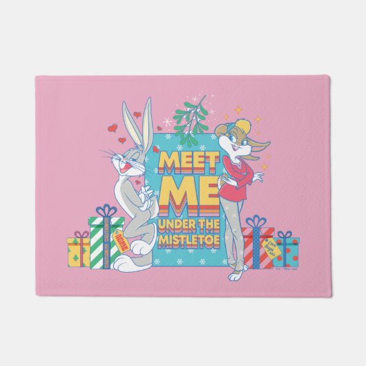 LOONEY TUNES™ | Treffen Sie mich unter dem Mistlet Fußmatte (Vorderseite)