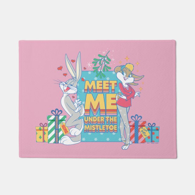 LOONEY TUNES™ | Treffen Sie mich unter dem Mistlet Fußmatte (Vorderseite)