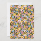 LOONEY TUNES™ | TWEETY™ Floral Birthday Einladung (Rückseite)