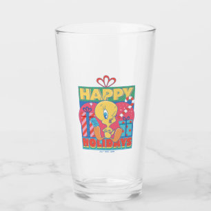 LOONEY TUNES™   TWEETY™ Happy Holidays Glas