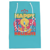 LOONEY TUNES™ | TWEETY™ Happy Holidays Mittlere Geschenktüte (Vorderseite)