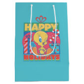 LOONEY TUNES™ | TWEETY™ Happy Holidays Mittlere Geschenktüte (Rückseite)