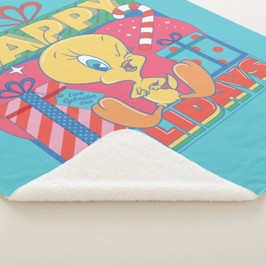 LOONEY TUNES™ | TWEETY™ Happy Holidays Sherpadecke (3/4)