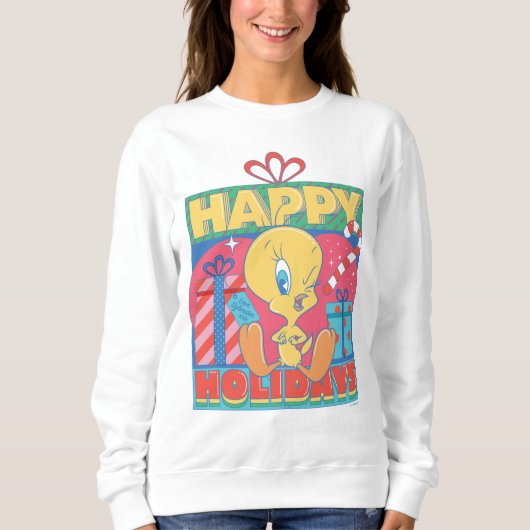 LOONEY TUNES™ | TWEETY™ Happy Holidays Sweatshirt (Vorderseite)