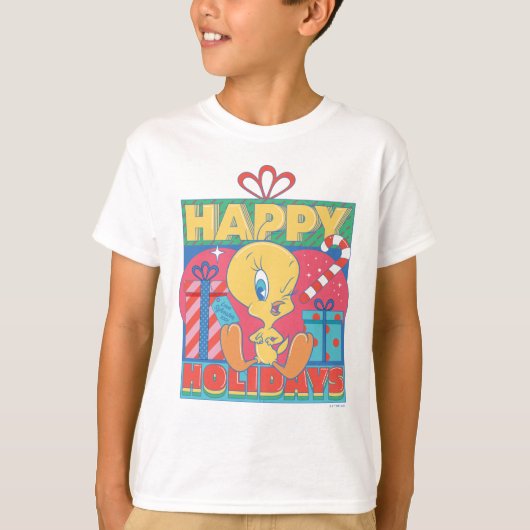 LOONEY TUNES™ | TWEETY™ Happy Holidays T-Shirt (Vorderseite)