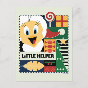 LOONEY TUNES™ TWEETY™ Little Helper Feiertagspostkarte