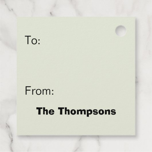 LOONEY TUNES™ TWEETY™ Little Helper Geschenkanhänger (Rückseite)