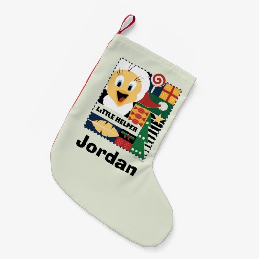 LOONEY TUNES™ TWEETY™ Little Helper Kleiner Weihnachtsstrumpf (Vorderansicht (hängend))