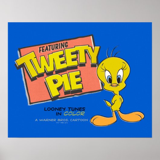 LOONEY TUNES™ TWEETY™ Retro Lobby Card Poster (Vorne)
