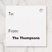 LOONEY TUNES™Urlaubstyp Geschenkanhänger (Rückseite)