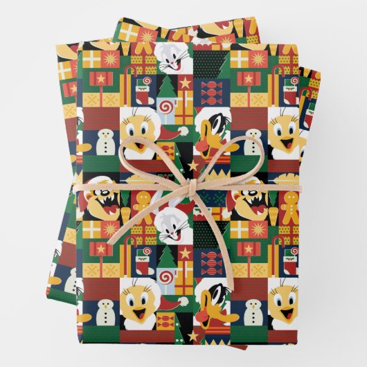 LOONEY TUNES™Urlaubstyp Geschenkpapier Set (Beispiel)