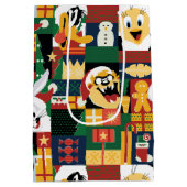 LOONEY TUNES™Urlaubstyp Mittlere Geschenktüte (Rückseite)