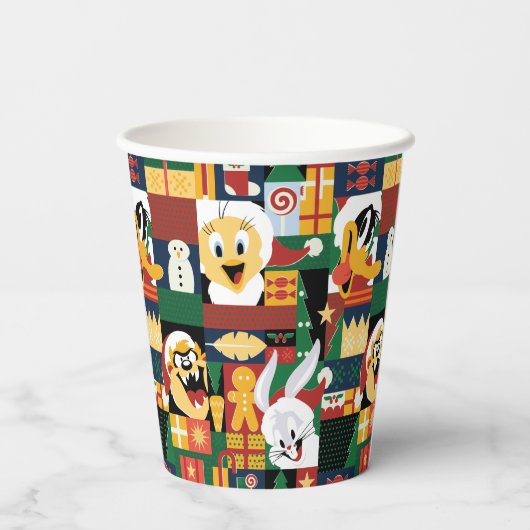 LOONEY TUNES™Urlaubstyp Pappbecher (Rückseite)