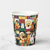 LOONEY TUNES™Urlaubstyp Pappbecher (Rechts)