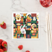 LOONEY TUNES™Urlaubstyp Serviette (Beispiel)