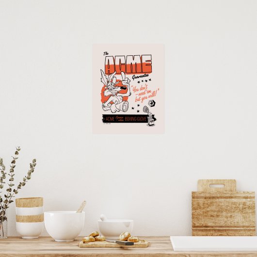 LOONEY TUNES™ | WILE E. COYOTE™ ACME Boxhandschuh Poster (Küche)