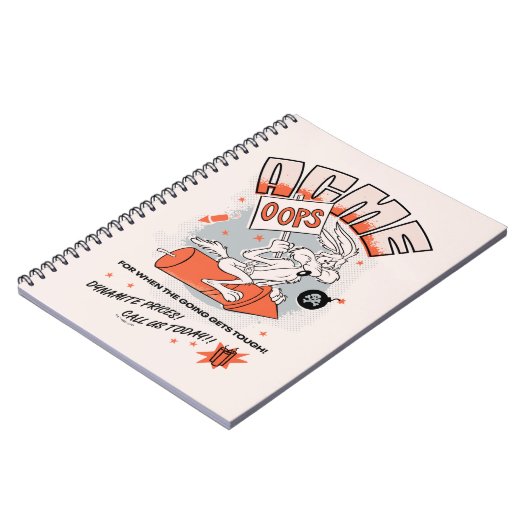 LOONEY TUNES™ | WILE E. COYOTE™ ACME Dynamite Notizblock (Linke Seite)