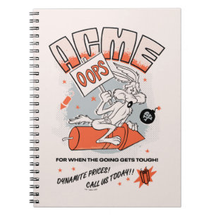 LOONEY TUNES™   WILE E. COYOTE™ ACME Dynamite Notizblock