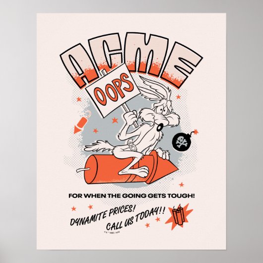 LOONEY TUNES™ | WILE E. COYOTE™ ACME Dynamite Poster (Vorne)