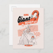 LOONEY TUNES™ | WILE E. COYOTE™ ACME Giant Magnet Postkarte (Vorne/Hinten)