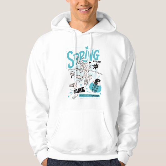 LOONEY TUNES™ | WILE E. COYOTE™ Frühjahr in Aktion Hoodie (Vorderseite)
