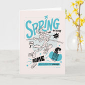 LOONEY TUNES™ | WILE E. COYOTE™ Frühjahr in Aktion Karte (Gelbe Blume)