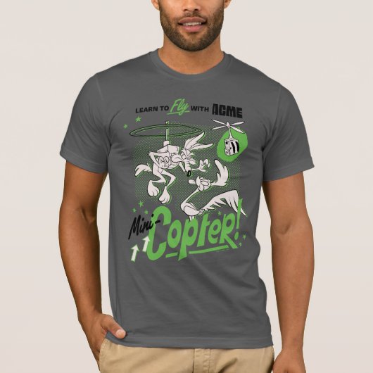 LOONEY TUNES™ | WILE E. COYOTE™ Mini-Copter-Acme T-Shirt (Vorderseite)